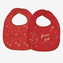 Set di 2 bavaglini prima età - Natale Set di 2 bavaglini prima età - Natale