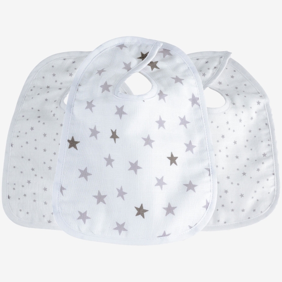 Set of 3 bibs - Star dreams