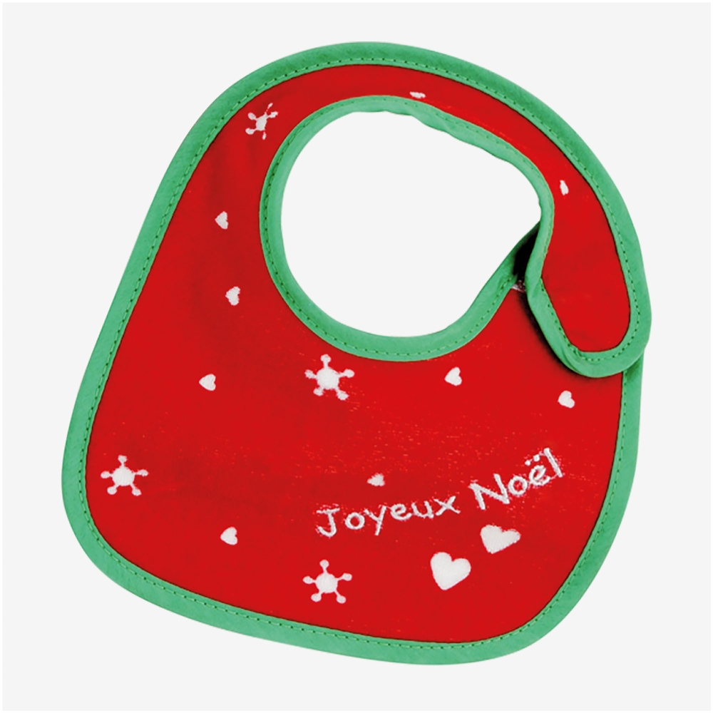 Set of 2 birth bibs Chistmas Trois Kilos Sept - 2 Set of 2 birth bibs Chistmas Trois Kilos Sept - 2