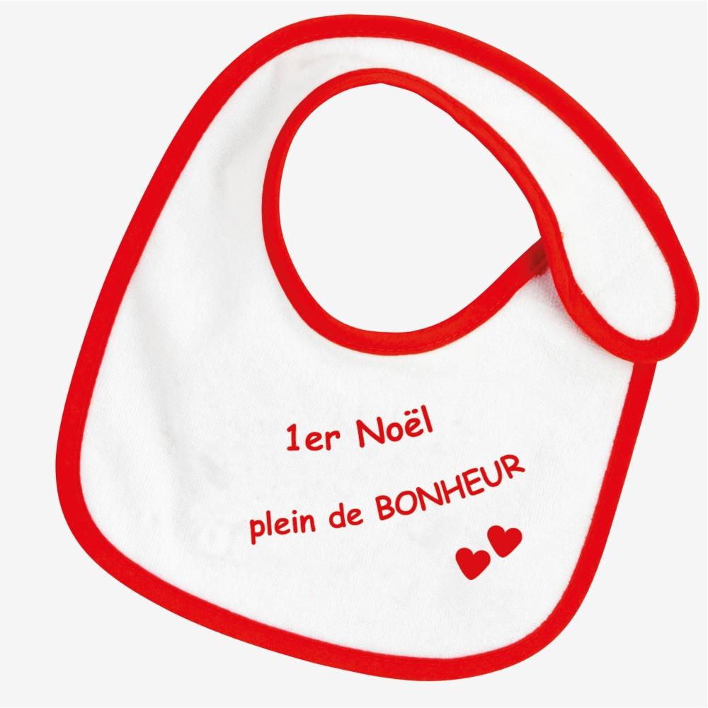 Set of 2 birth bibs Chistmas Trois Kilos Sept - 3 Set of 2 birth bibs Chistmas Trois Kilos Sept - 3