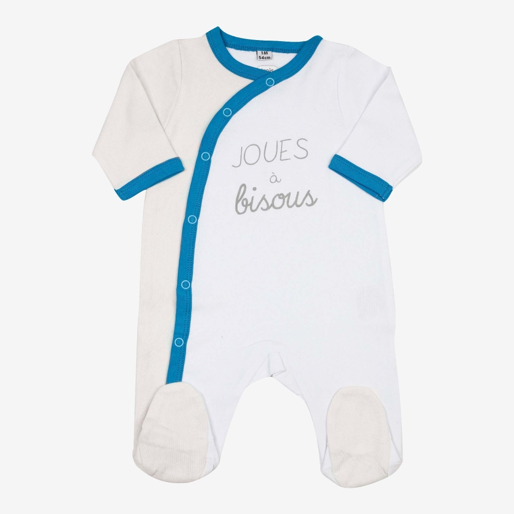 Pijama bebé u00ABJoues à bisousu00BB