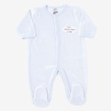Pijama "Juste Maman, Papa et Moi" azul