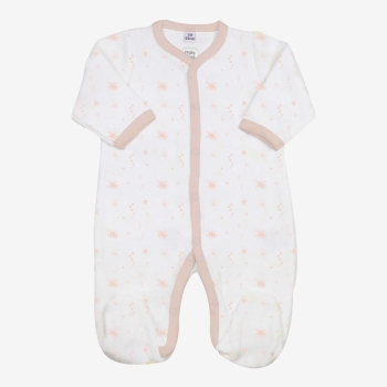 Pijama manta blanco con lazos rosas