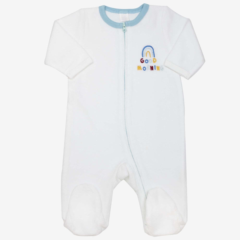 Pijama de bebé con cremallera