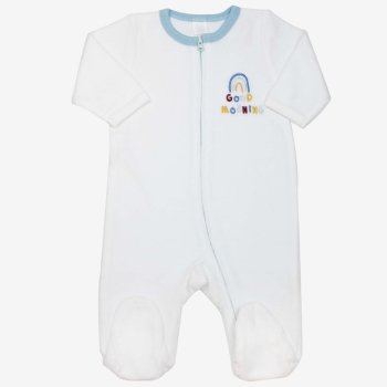 Baby pajamas with zipper