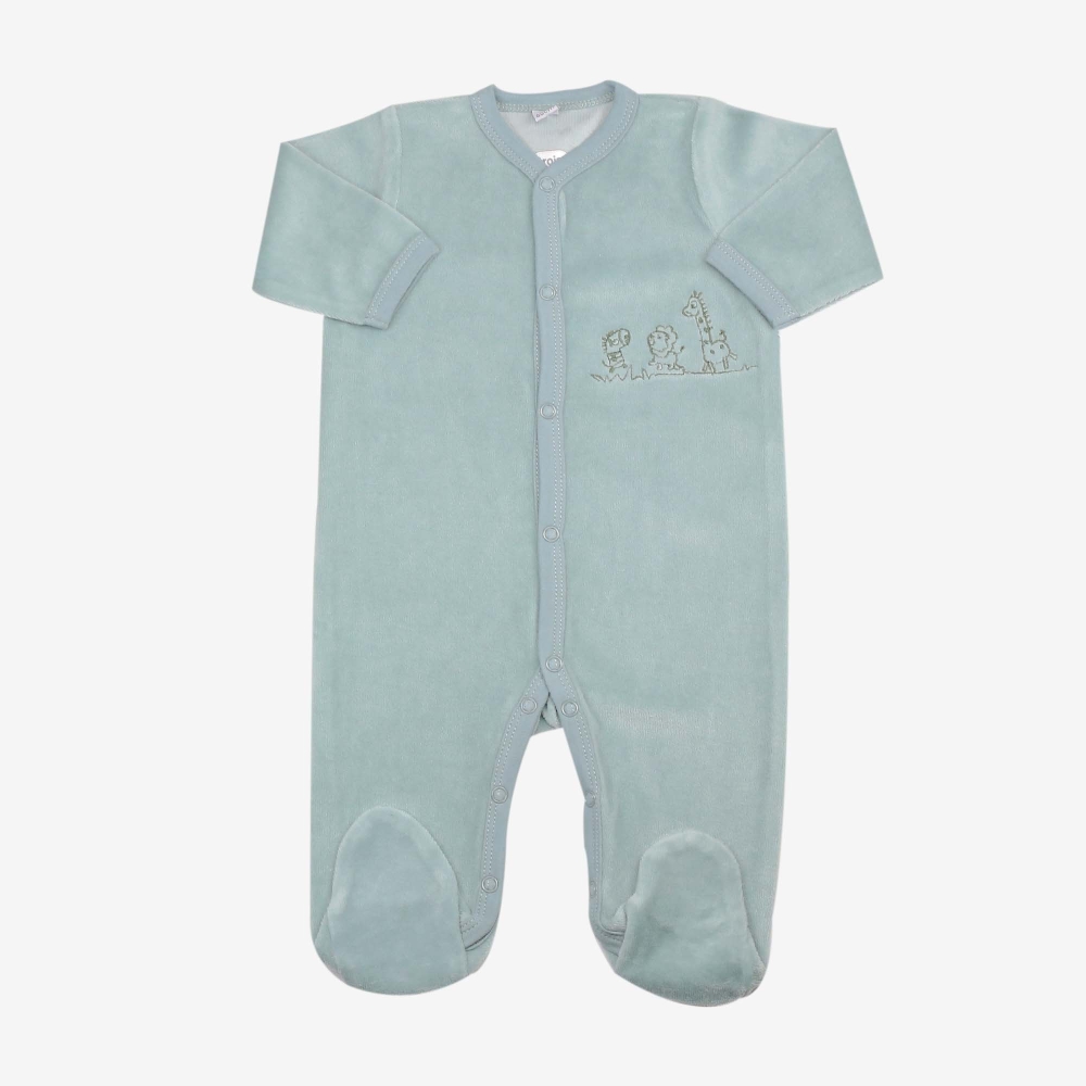 Pyjama bébé vert d'eau Pyjama bébé vert d'eau