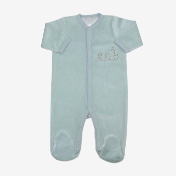 Light green baby pajamas