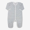 Pyjama marinière bleu marine en molleton Pyjama marinière bleu marine en molleton
