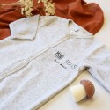 Mise en scène pyjama gris chiné Mise en scène pyjama gris chiné