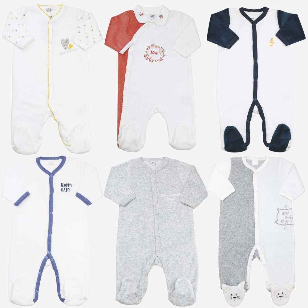 Conjunto de pijamas de veludo para bebé