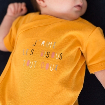 Pretty summer bodysuit on baby Pretty summer bodysuit on baby