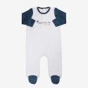 Pyjama bébé capitaine blanc et bleu Pyjama bébé capitaine blanc et bleu