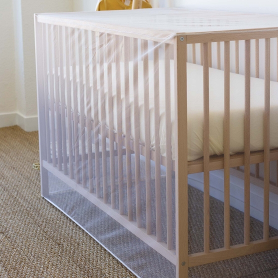 Baby crib mosquito net 60x120cm and tiger mosquito protection