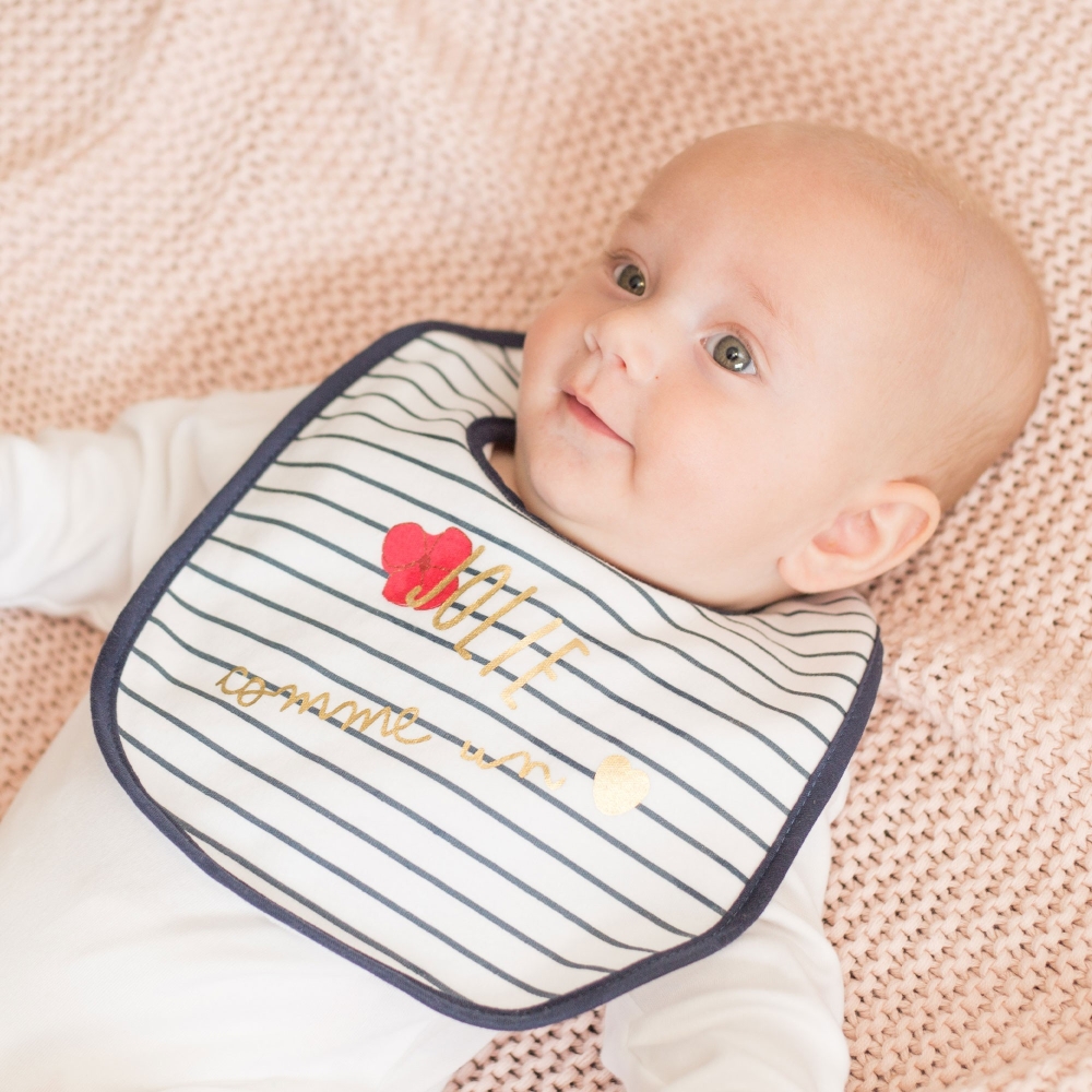 Set of 7 bibs - Pretty as a picture Trois Kilos Sept - 5 Set of 7 bibs - Pretty as a picture Trois Kilos Sept - 5