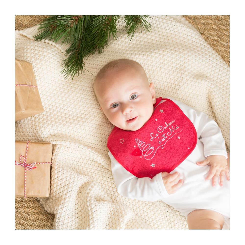 Lot de bavoirs pour bébé spécial Noël - Trois Kilos Sept