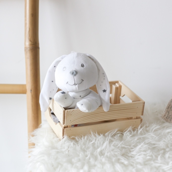 Rabbit marble plush - Martin et ses copains Trois Kilos Sept - 1