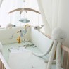 Baby bumper pad - Reversible water green and beige Trois Kilos Sept - 2 Baby bumper pad - Reversible water green and beige Trois Kilos Sept - 2