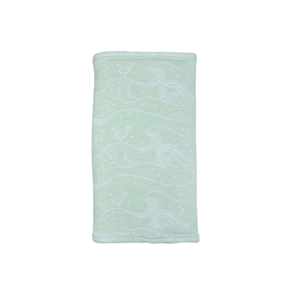Crib rail cover Nova wide green pattern Crib rail cover Nova wide green pattern