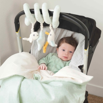 reversible blanket with wide Nova baby