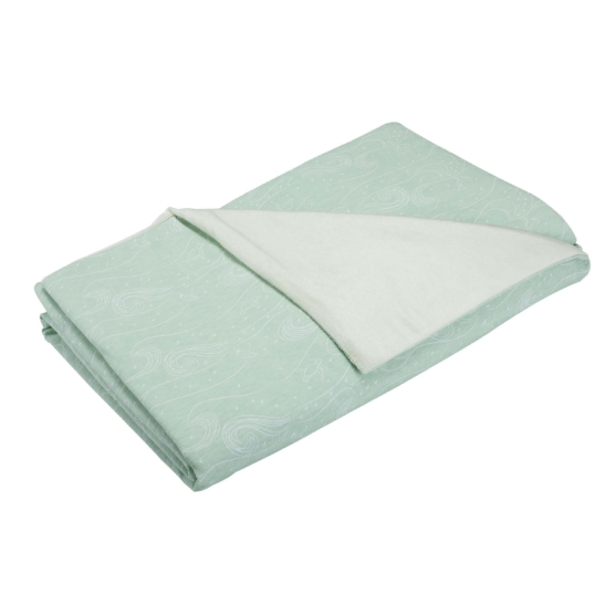 coperta reversibile al largo di nova su sfondo bianco