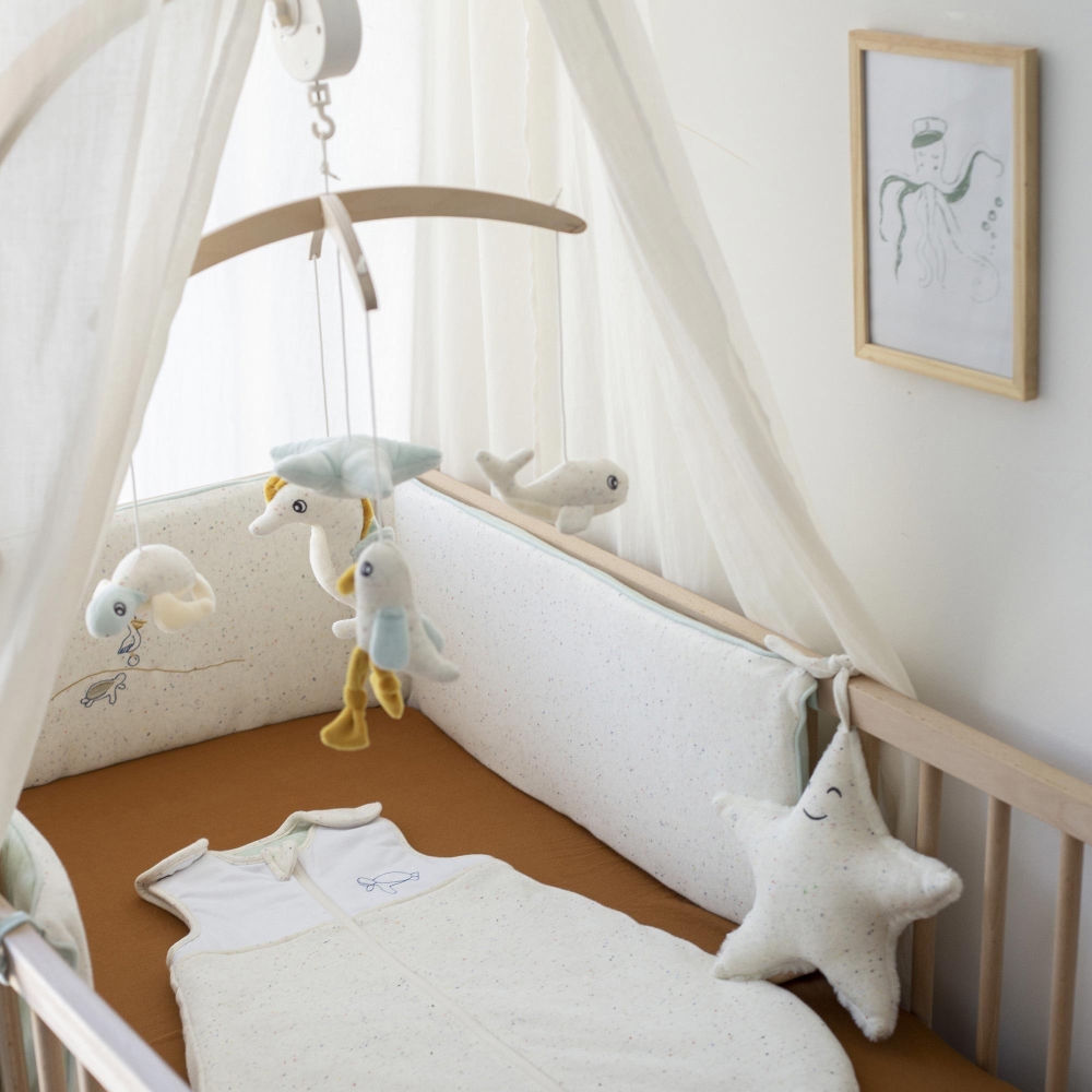Baby sleeping bag – Mottled beige Trois Kilos Sept - 4 Baby sleeping bag – Mottled beige Trois Kilos Sept - 4