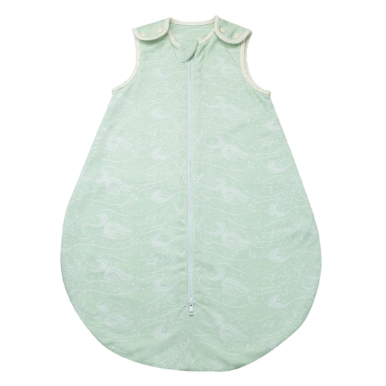 Summer sleeping bag off Nova in sea green color.