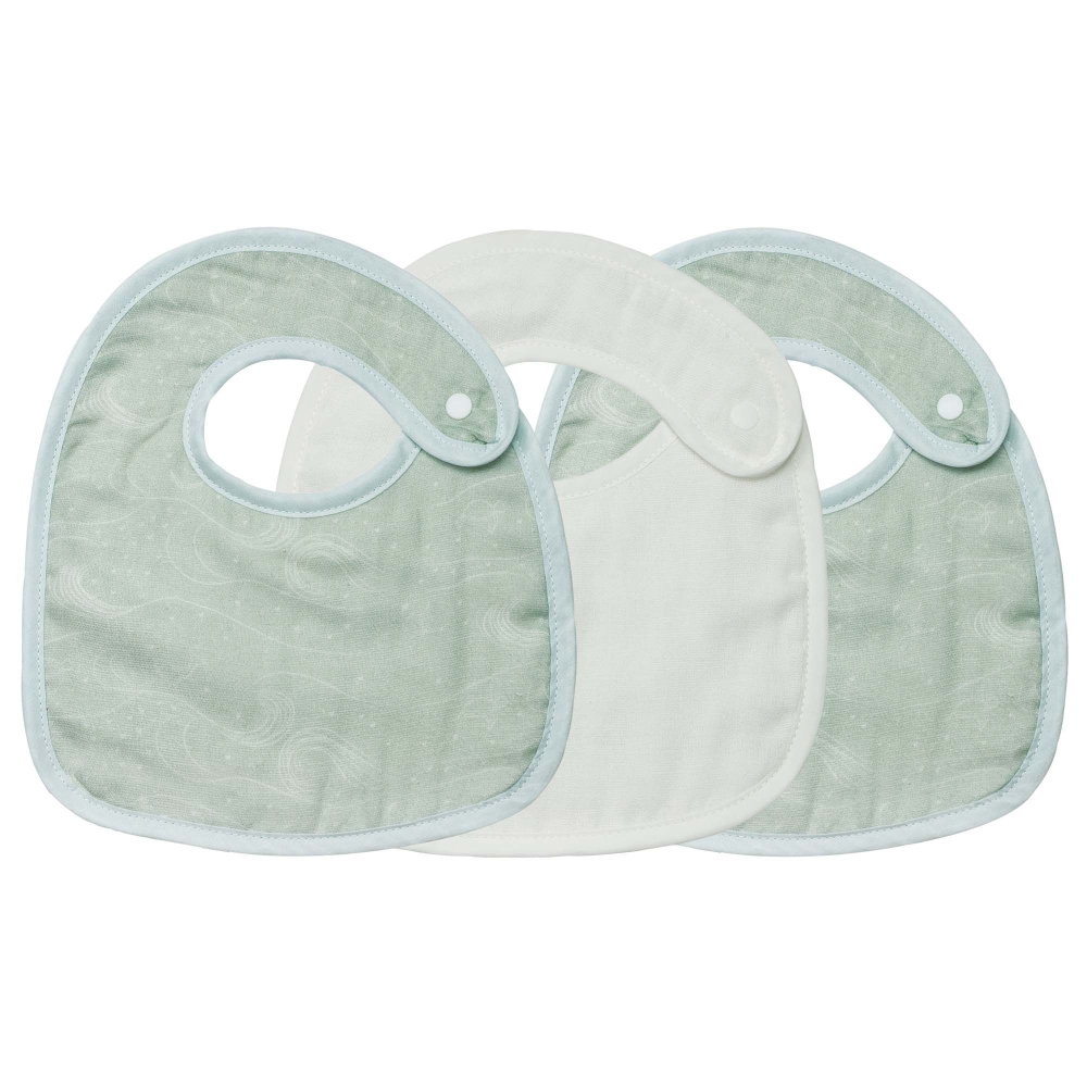 product photo set of 3 bibs Au Large de Nova