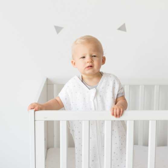 Saco de dormir 100/80cms verano en muselina de algodón - Sueños de estrellas