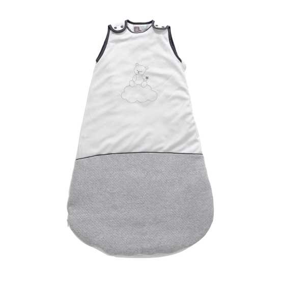 Saco de dormir para bebé 90 cm 6-18 meses N'ours sobre fundo branco