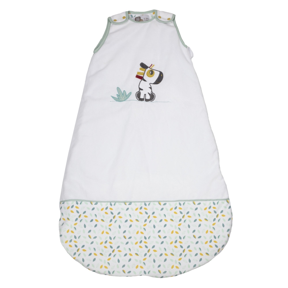 Baby-Schlafsack aus Samt TOG 2 Zebra