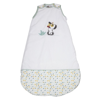 Sacco nanna per neonato in velluto tog 2 zebrato