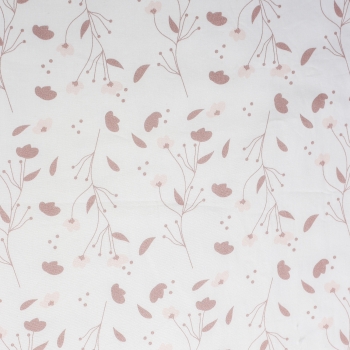 zoom matière et imprimée de la Gigoteuse 90 cm sur fond blanc imprimée Floral - Rose & Lili zoom matière et imprimée de la Gigoteuse 90 cm sur fond blanc imprimée Floral - Rose & Lili