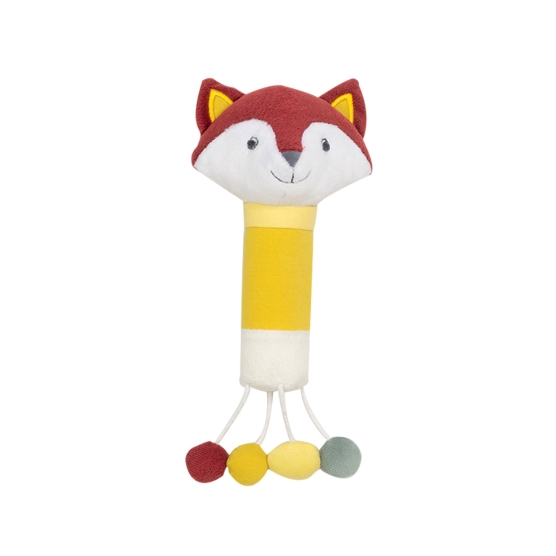 Musical squeaker with Leonard the fox's face
