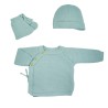 trousseau de naissance vert sauge photo produit 3 pièces trousseau de naissance vert sauge photo produit 3 pièces