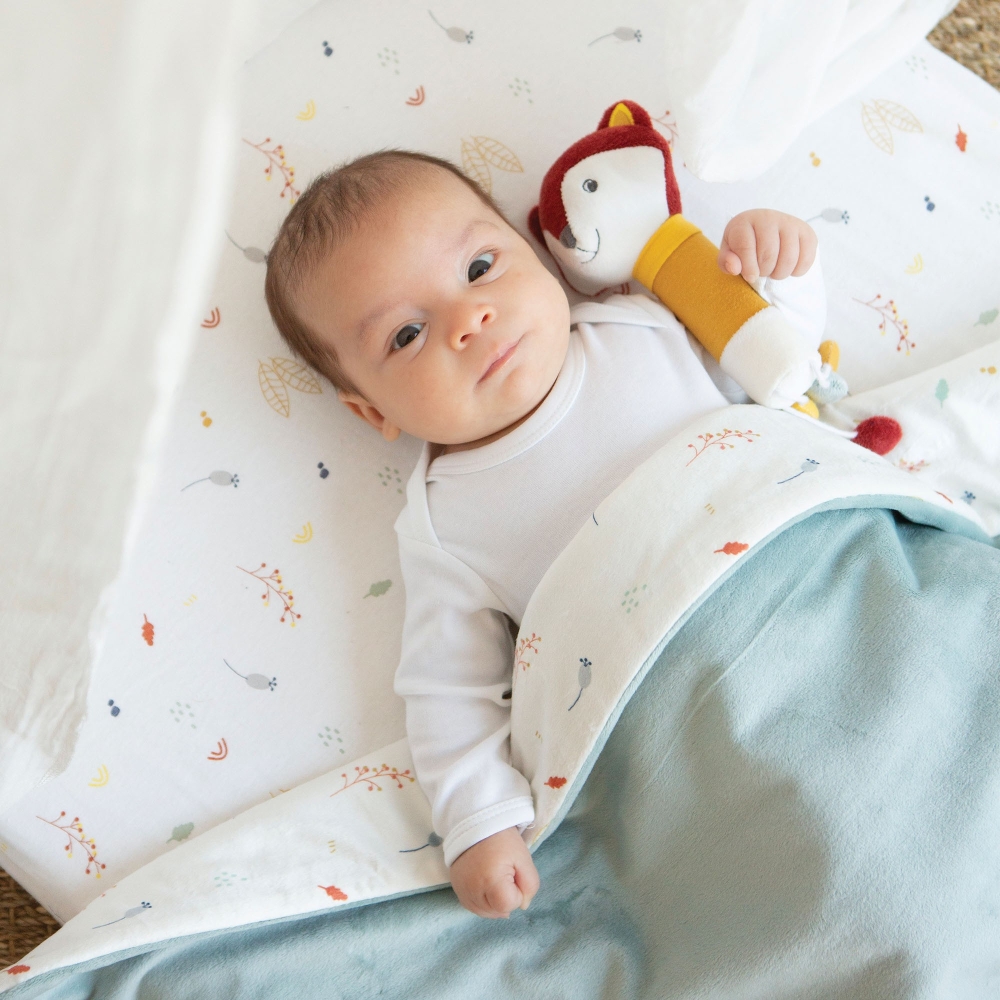 fox rattle hide and seek in the forest baby photo blanket fox rattle hide and seek in the forest baby photo blanket