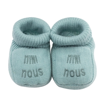 Slofjes mini nous saliegroen Slofjes mini nous saliegroen