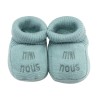 Chaussons mini nous vert sauge Chaussons mini nous vert sauge