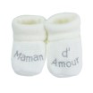 Chaussons naissance - Maman d\'amour