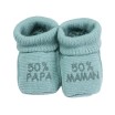 Chaussons bébé - 50% papa 50% maman