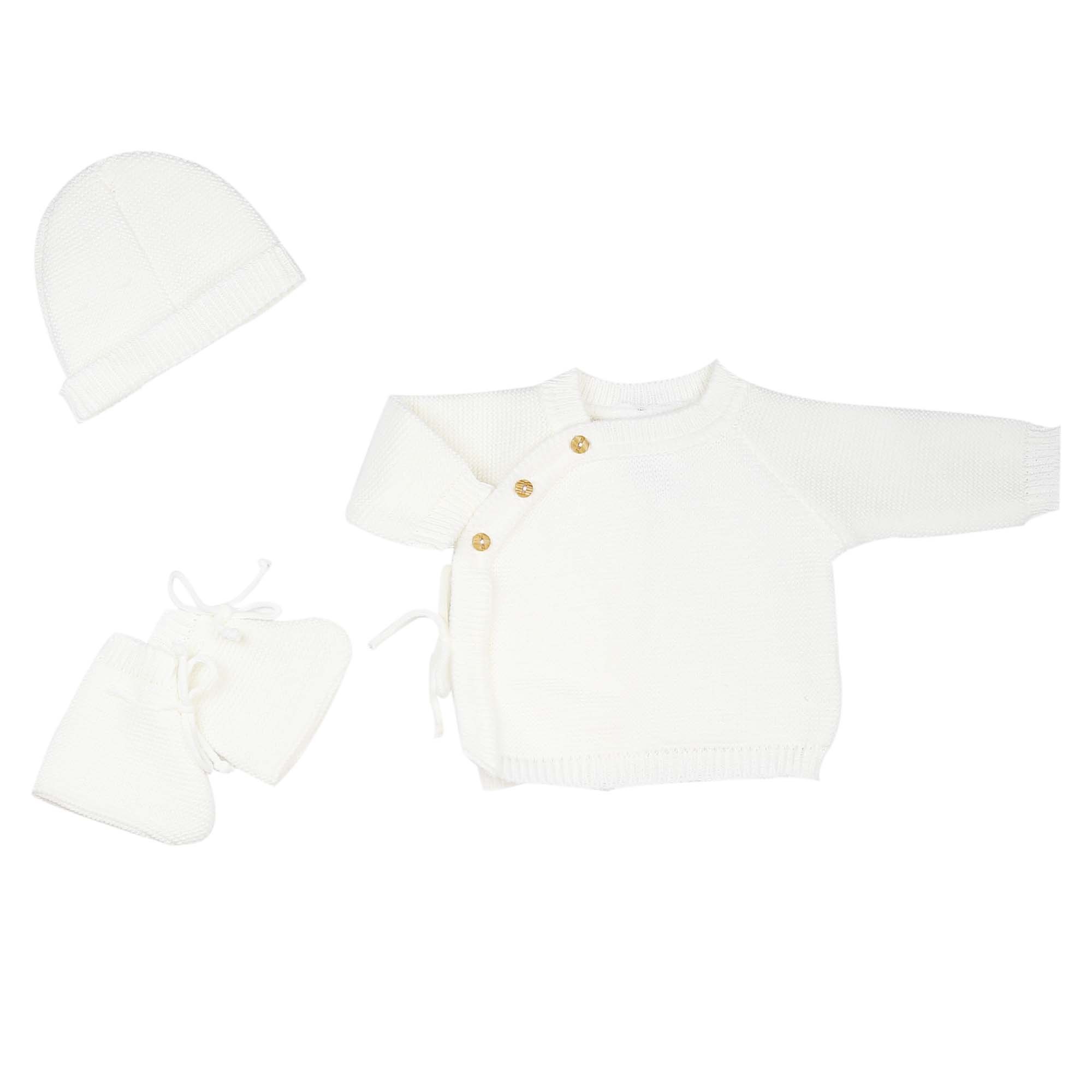 Kit naissance bébé en maille (Trois Kilos Sept) - Image 1