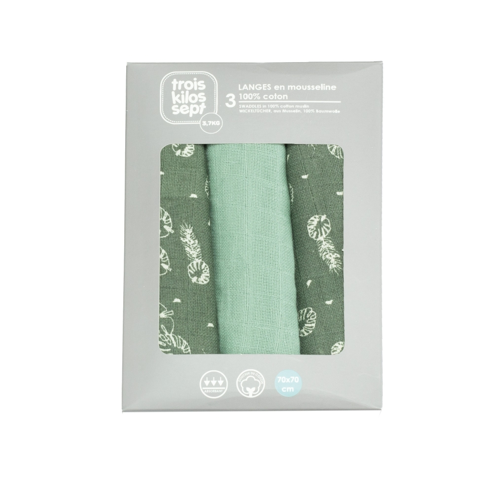 photo langes x3 dans son packaging photo langes x3 dans son packaging