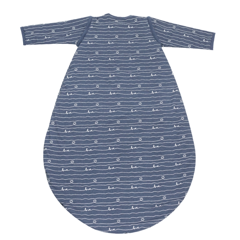 Back of the sleeping bag named love with its sleeves Back of the sleeping bag named love with its sleeves
