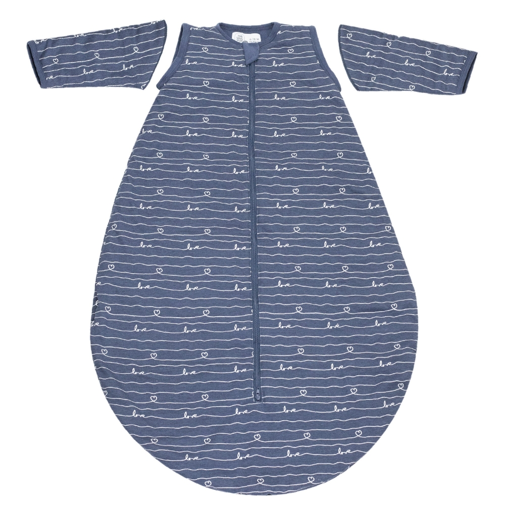 Saco de dormir azul marino sin sus mangas desmontables