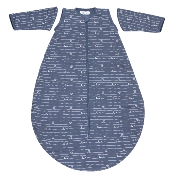 Sacco nanna blu navy senza maniche rimovibili