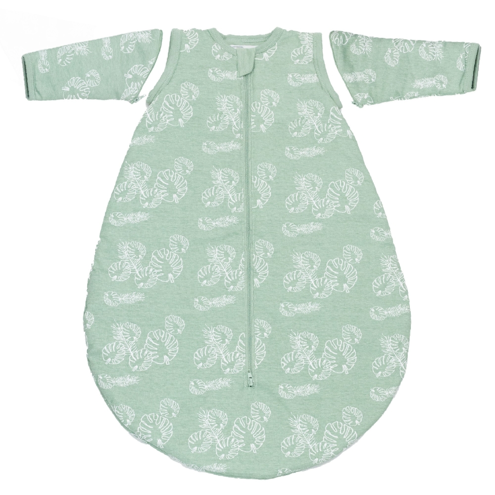 saco de dormir con sus mangas extraíbles para adaptarse a las temperaturas