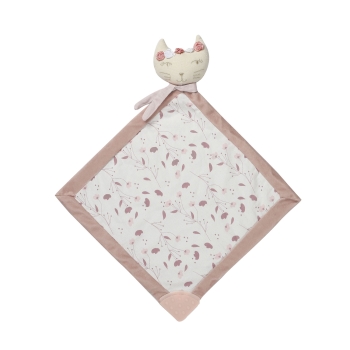 Pink flat little cat comforter