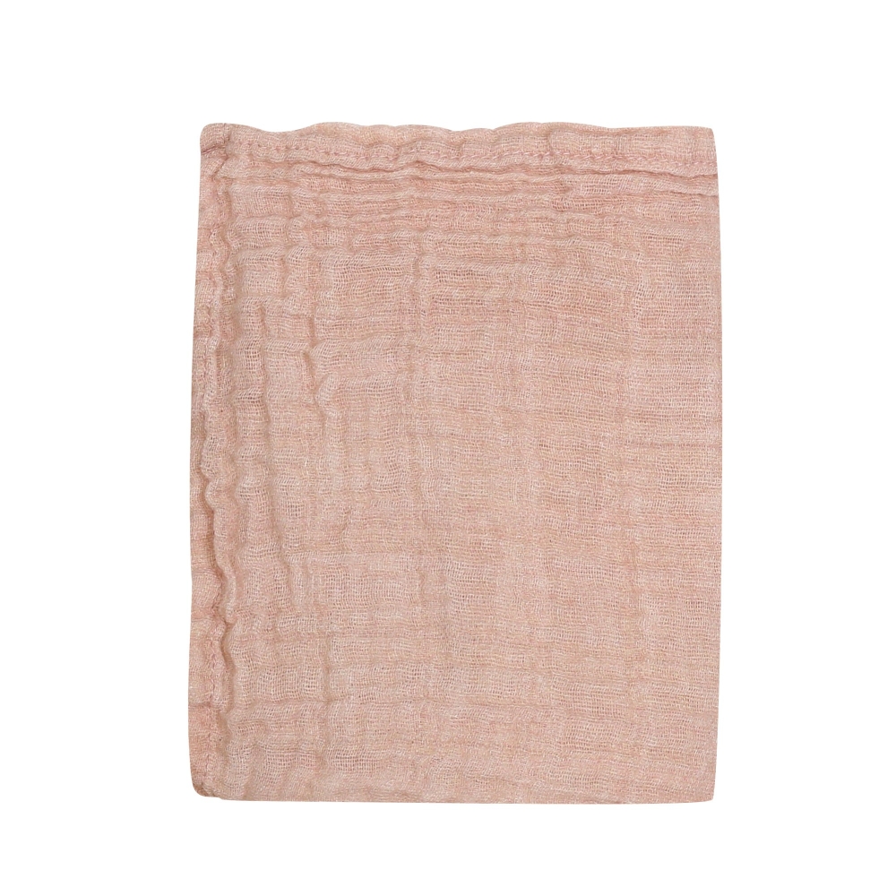 Zoom sul guanto da bagno rosa antico tinta unita Zoom sul guanto da bagno rosa antico tinta unita