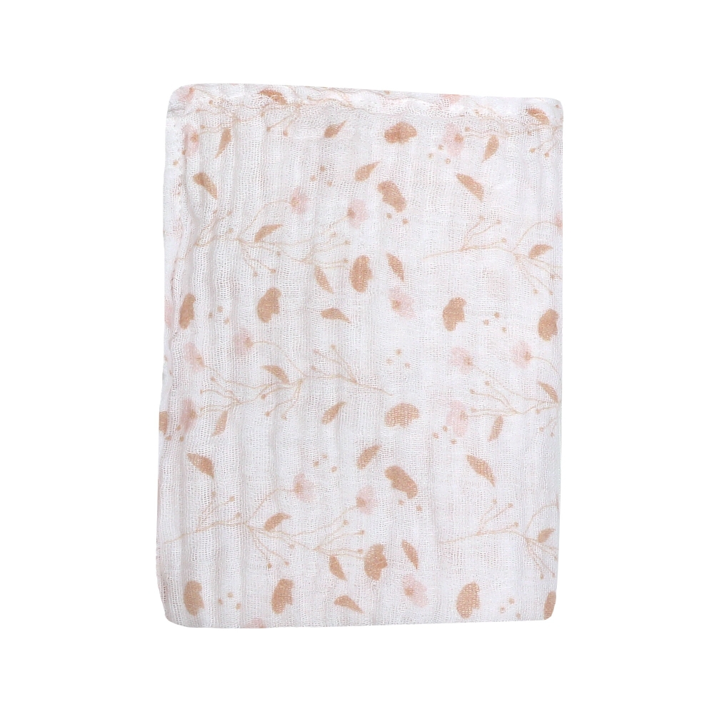 Zoom sur le gant de toilette fleuri blanc et rose Zoom sur le gant de toilette fleuri blanc et rose