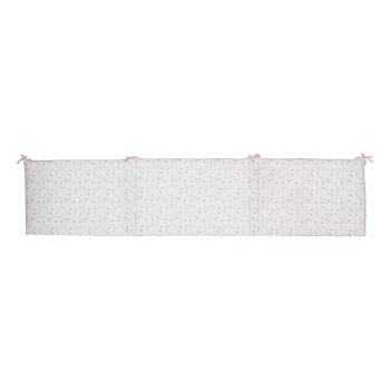 bedomranding rose en lili omkeerbaar voorkant met bloemenprint bedomranding rose en lili omkeerbaar voorkant met bloemenprint