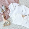 Brassière 100% coton ©Sophie la girafe blanche assortie à un pyjama velours blanc et des chaussures Brassière 100% coton ©Sophie la girafe blanche assortie à un pyjama velours blanc et des chaussures